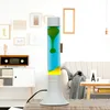 Lavalampe Blau Gelb Weiß 38 cm hoch dekorativ mit Produktbild-Vorschau 4