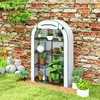 Serre Outsunny avec porte coulissante, étagères, serre en Voir les images du produit 8