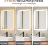 Badspiegel mit Beleuchtung beschlagfrei 50 x 70 cm, Produktbild-Vorschau 5