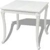 vidaXL Esstisch 80x80x76 cm Hochglanz-Weiß Produktbild-Vorschau 4