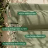 CASABEL Chaise Longue Pliante Verte pour jardin, transat Voir les images du produit 6