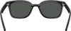 A pair of black sunglasses shown from the front on a white background. Produktbild-Vorschau