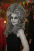 Silber-graue Geister-Perücke mit voluminösen Locken für Produktbild-Vorschau 2