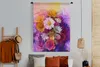 MuchoWow® Wandteppich Wandbehang Blumen - Impressionismus - Produktbild-Vorschau 5