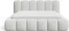 Chilly Design Polsterbett Stone Weiß Bouclé Stoff 140x200 Produktbild-Vorschau 5