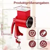 Gemüseschneider, Manuelle Nussmühle mit 2 abnehmbaren Produktbild-Vorschau 2