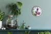 Holzuhr 30fi cm wanduhr - Magnolia Blume Blumen Produktbild-Vorschau 2