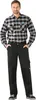 A man wearing a plaid shirt and work pants. Produktbild-Vorschau