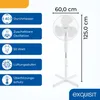 Exquisit Stand-Ventilator, 40 cm Durchmesser, 60-125 cm Produktbild-Vorschau 3