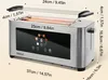 7MAGIC Toaster Edelstahl 4 Scheiben XXL 1400W mit Produktbild-Vorschau 12