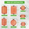 NutriChef 8-Teiliges Backformen Set – Backform Set inkl. Produktbild-Vorschau 3