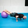 Masážní gymnastický míč HMS YB03N 55 cm fialový Náhled obrázku produktu 3