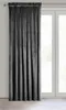 Samtvorhang ROSA schwarz 135x300 cm Kräuselband Produktbild-Vorschau 3