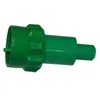 A green plastic pouring spout for a canister, shown against a white background. Produktbild-Vorschau