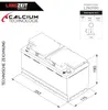 LANGZEIT Autobatterie 105AH 12V 900AEN Starterbatterie +30% Produktbild-Vorschau 5