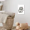 Wanddeko 20x30 cm - Kinder - Waschbär - Waldtiere, Deko, Produktbild-Vorschau 5