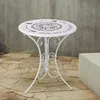 Garden Pleasure Gartentisch Bayo weiß rund 60,0 x 60,0 x Produktbild-Vorschau 4