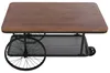 Couchtisch HWC-Q69, Beistelltisch Sofatisch, Reifen Produktbild-Vorschau 4