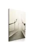 Italienischer Leinwand Leinwandbild - Bridge in the Fog (1 Produktbild-Vorschau 1