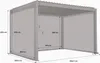 sweeek - Pergola mit Lamellendach Triomphe 3x4m + 2 Produktbild-Vorschau 7