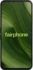 A smartphone with a green abstract wallpaper and the brand name 'fairphone' displayed on the screen. Produktbild-Vorschau