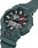 A close-up, angled view of a green Casio G-Shock watch. Produktbild-Vorschau