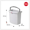HAILO Multifunktionseimer 1068099 hellgrau für Abfallsorter Produktbild-Vorschau 3