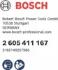 A label with Bosch branding and product information. Náhled obrázku produktu