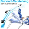 Sekey Strandstuhl Sonnenliege verstellbar Campingstuhl Produktbild-Vorschau 2