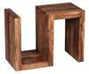 Table d'appoint FineBuy en bois massif de sheesham, modèle Voir les images du produit 6