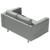 Dekoria Bezug für Norsborg 2-Sitzer Sofa, blau, Norsborg Produktbild-Vorschau 2