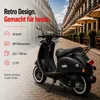 Motorroller 50 ccm Burnout MiniMe 2.0 Mattschwarz 45 km/h Produktbild-Vorschau 2