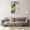 Bilder auf glas - Einteilig - Frau Wiese Pferd - 70x100cm - Produktbild-Vorschau 7