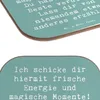 Mr. & Mrs. Panda Tassenuntersetzer Spruch Freude und Produktbild-Vorschau 5
