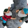 Figurine de jardin Relaxdays, dinosaure dévorant des nains Voir les images du produit 9
