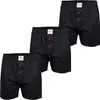 Phil & Co. Berlin Herren Boxer 3-Pack Uni - schwarz - Größe Produktbild-Vorschau 1