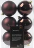 Weihnachtskugeln Kunststoff 6cm 12 Stück - Schwarze Trüffel Produktbild-Vorschau 1