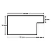 Bilderrahmen CLAMARO 'Collage' Quadratisch  Holz MDF Rahmen Produktbild-Vorschau 5