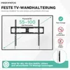 ProfiPatch TV Halterung Ultraslim 55-100 Zoll feste Montage Produktbild-Vorschau 5