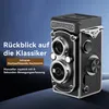 Retro Mini Digitalkamera 4800MP, Handkurbel Design, 1080P Produktbild-Vorschau 2