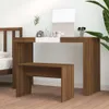 "im  " Schminkhocker Braun Eichen-Optik 70x35x45 cm Produktbild-Vorschau 3