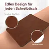 wortek Mauspad klein - Elegante Lederoptik - Office Mauspad Produktbild-Vorschau 2