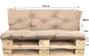 Palettenkissen set 120x80x50cm, Palettenkissen Beige, Produktbild-Vorschau 2