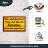 Blechschild 20x30cm Ein und Ausfahrt Tag und Nacht Produktbild-Vorschau 3