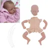Simulierte Reborn Puppe Kit DIY Unlackiert Vinyl Baby Puppe Produktbild-Vorschau 9