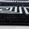 Kurzflor Teppich Wohnzimmer Schwarz 200x290 Rechteck Produktbild-Vorschau 4
