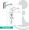 hansgrohe Logis M31 Küchenmischer, Niederdruck, Produktbild-Vorschau 4