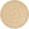 Teppich Rund Wohnzimmer Jute Boho Ethno Muster Modern Produktbild-Vorschau 6