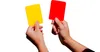 Quelques cartons d'arbitre - jaune et rouge Voir les images du produit 1