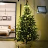 A Christmas tree decorated with LED lights is placed in a room with a bed and a window. Anteprima dell’immagine prodotto
